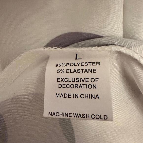 Rotita Sz L Polka Dot Midi Shirt Dress Minimalist Retro Vintage Button Front - Picture 3 of 7